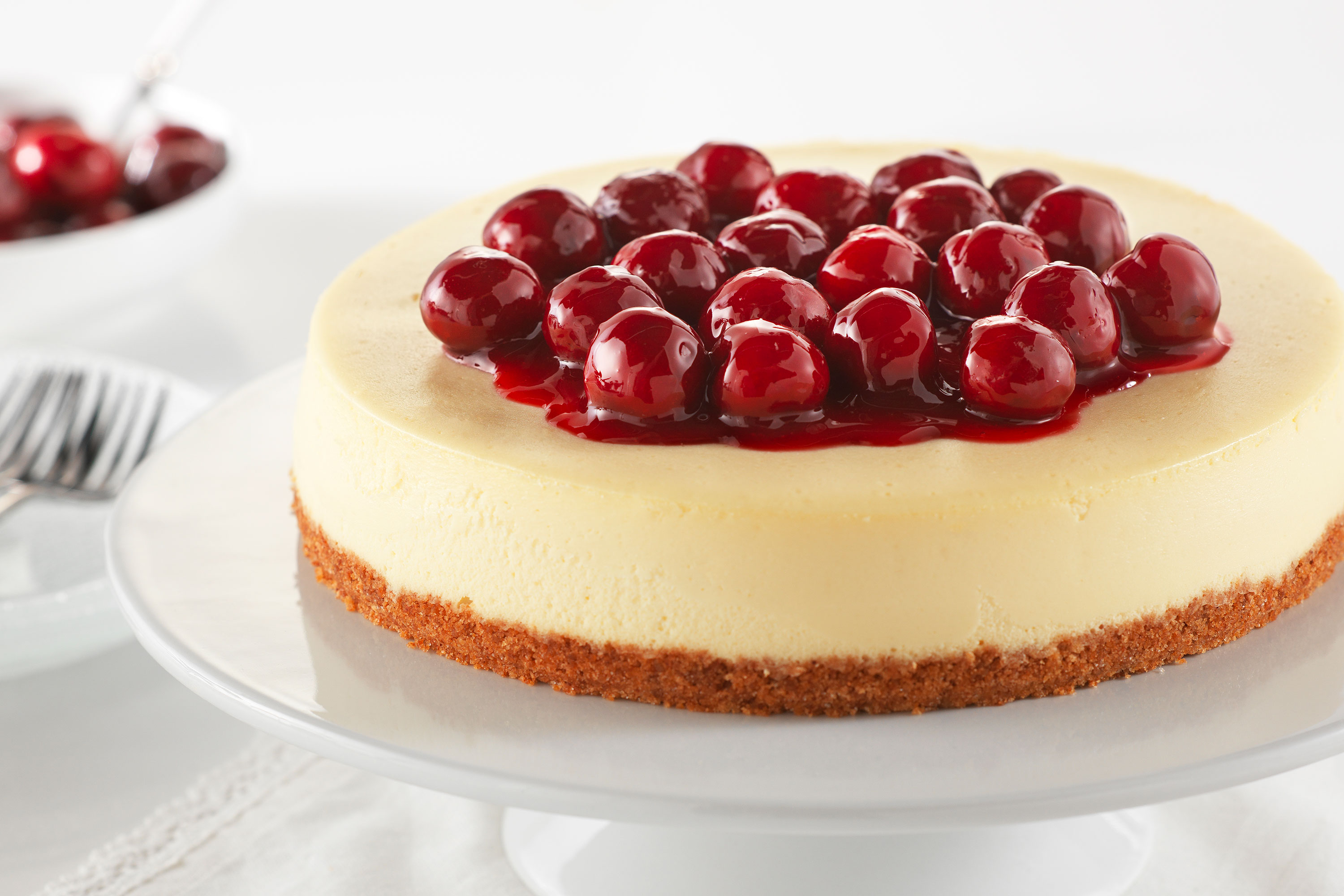 Classic Cherry-Topped Cheesecake