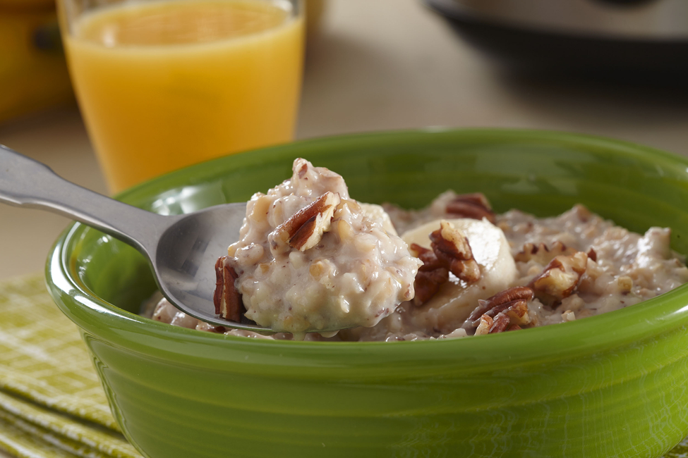 SlowCooker Banana Bread Oatmeal My Food and Family