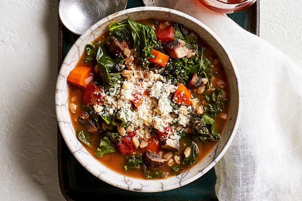 Kale and Farro Soup My Food and Family