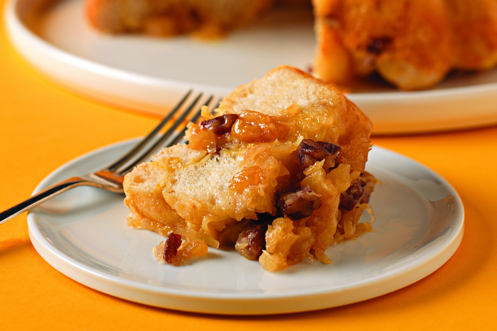 Pineapple UpsideDown PullApart Bread My Food and Family