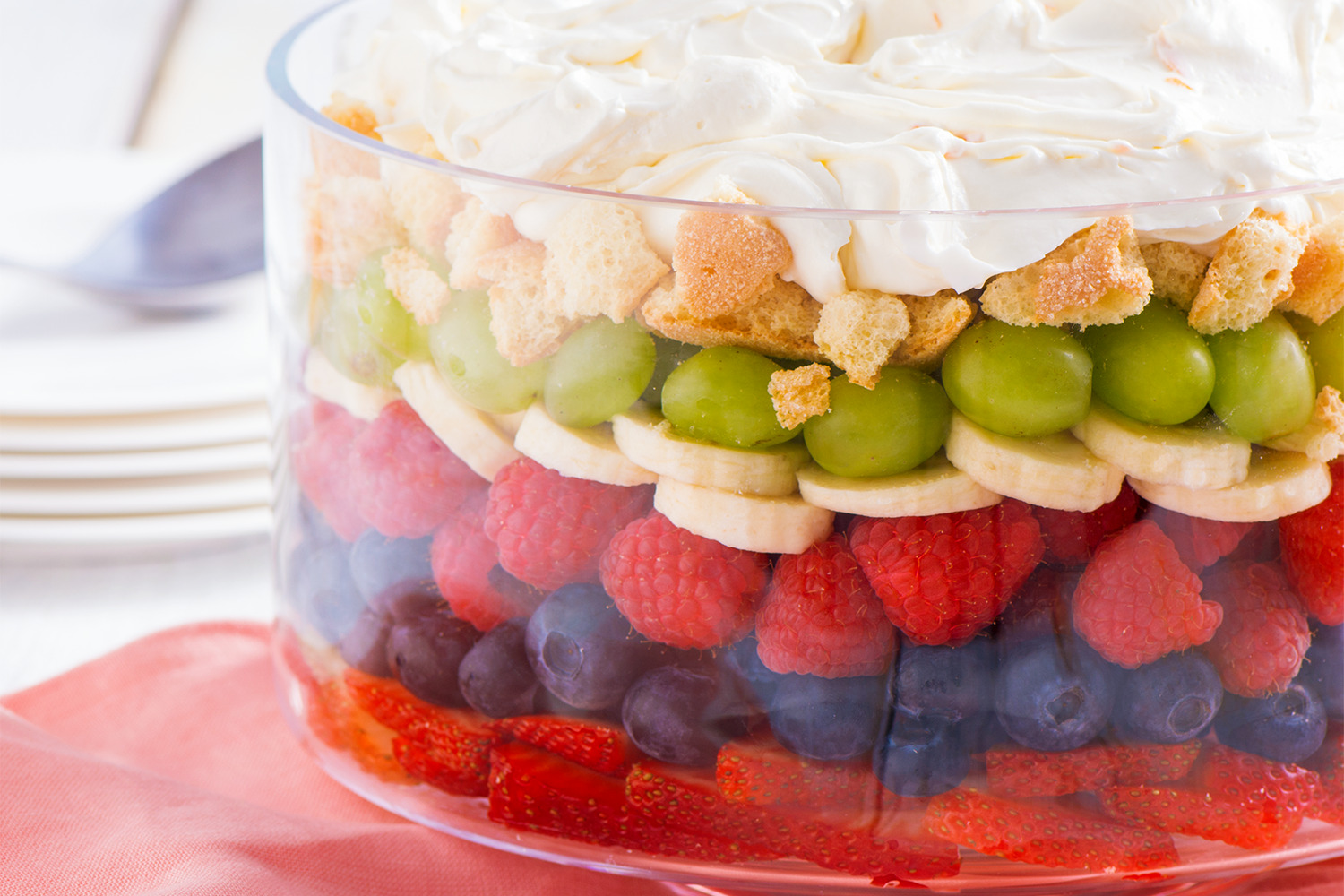 Layered Fruit Dessert - My Food And Family