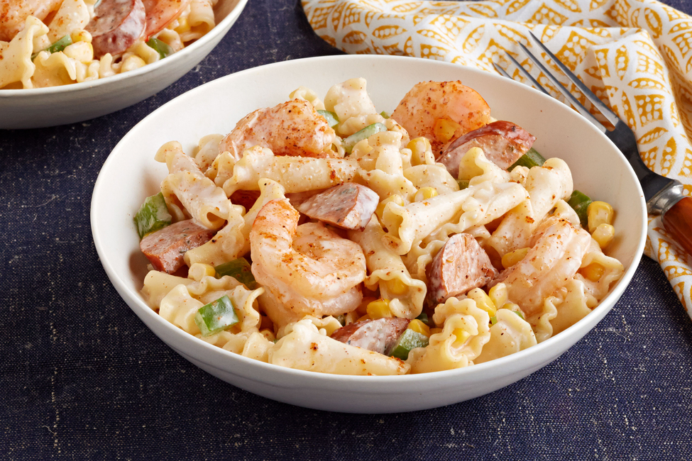 Easy Cajun-Shrimp Pasta for Two - My Food and Family