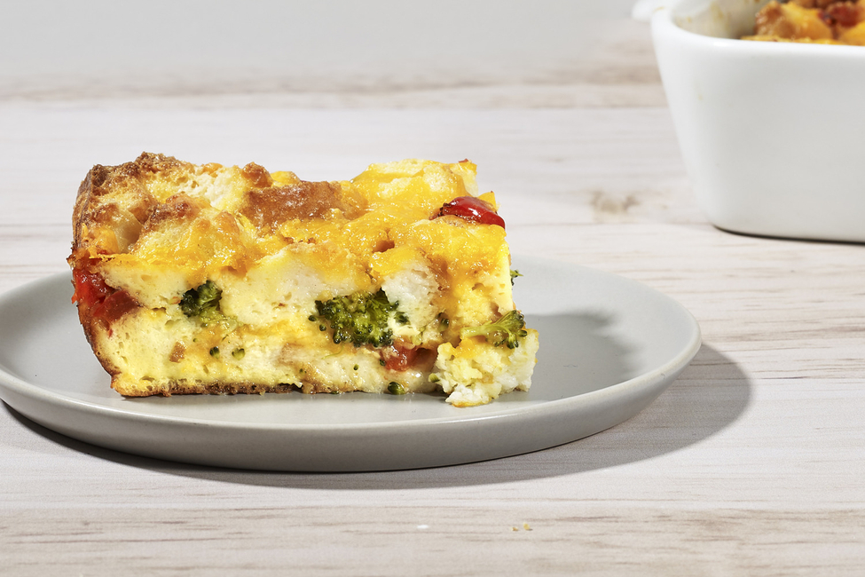 Cheesy Broccoli-Egg Bake for a Brunch Crowd - My Food and Family