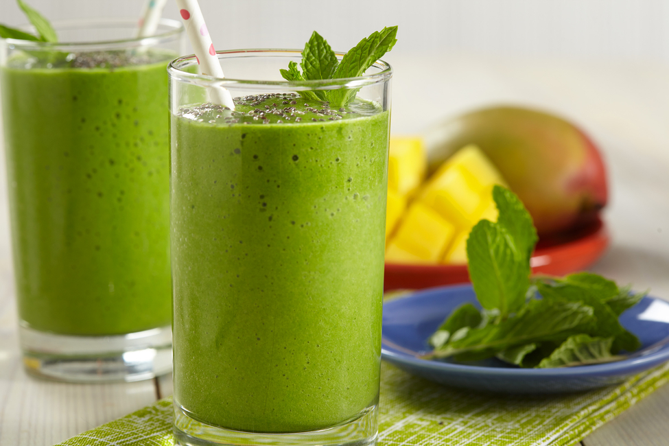 Mango-Mint Smoothie - My Food and Family