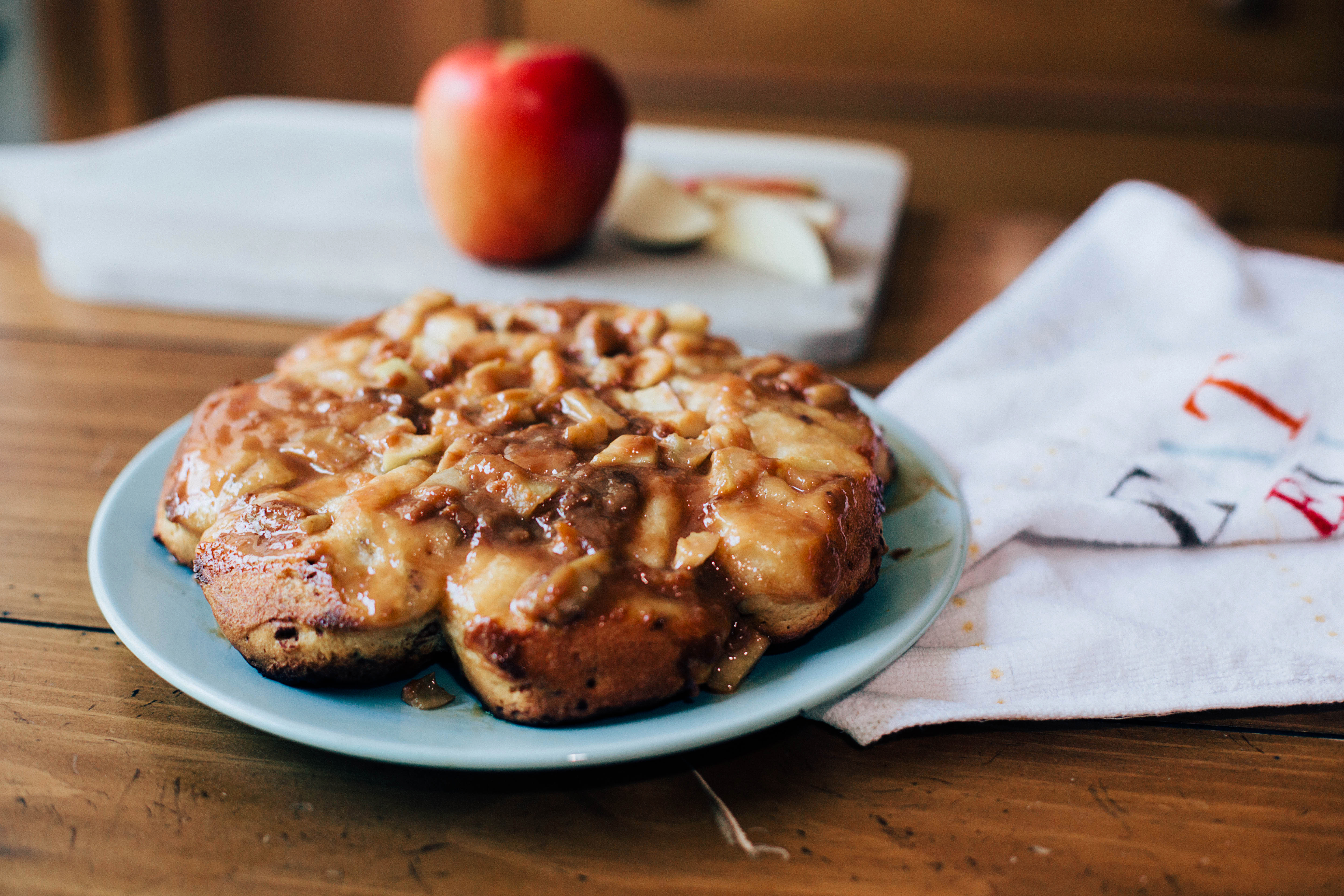 Caramel Apple Sticky Buns - My Food And Family