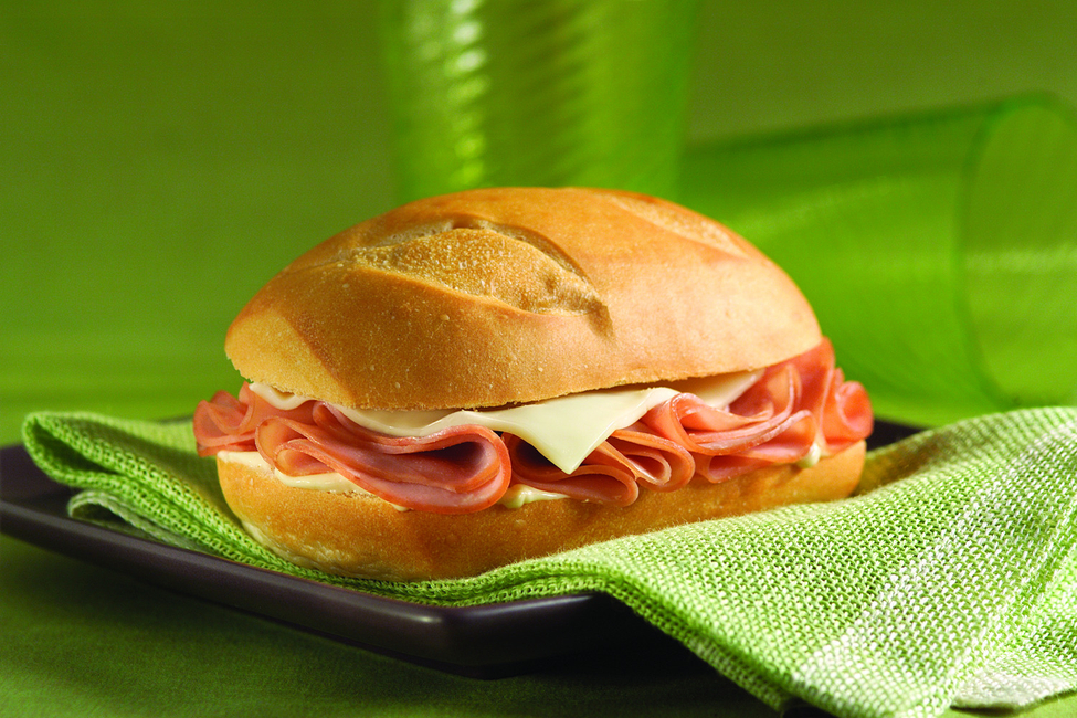 Hot Ham and Swiss French Bread Sandwich