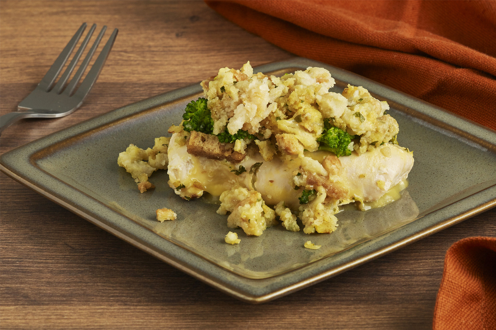 Slow-Cooked Chicken 'N Broccoli with Stuffing