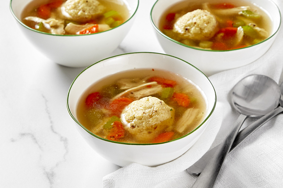 Pressure-Cooker Chicken Dumpling Soup