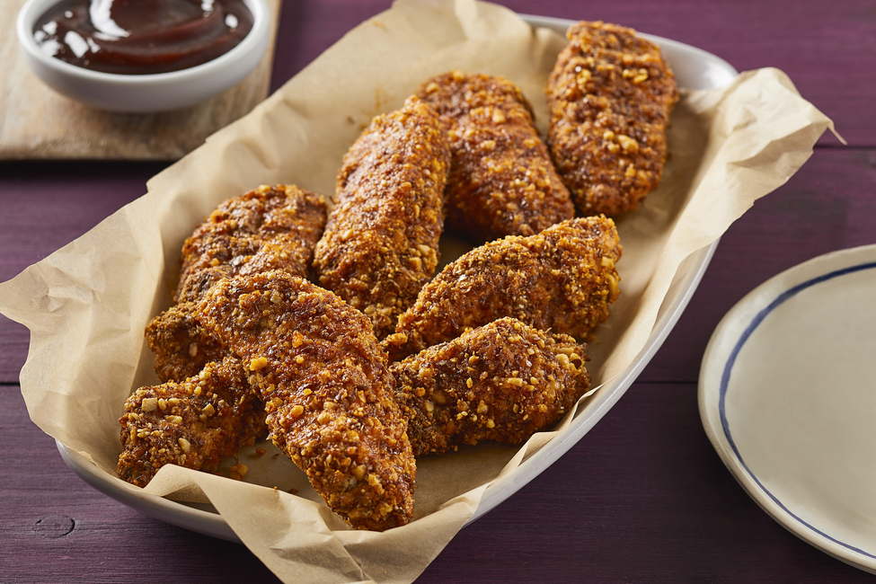 Flax and AlmondCrusted Chicken Tenders My Food and Family