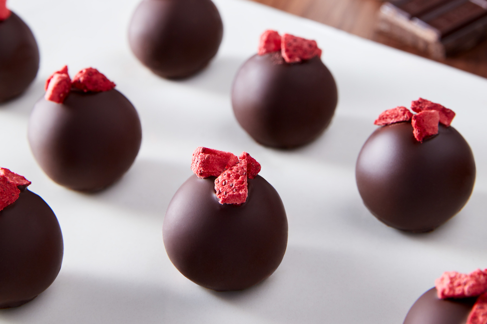 Chocolate-Covered Strawberry Cookie Balls