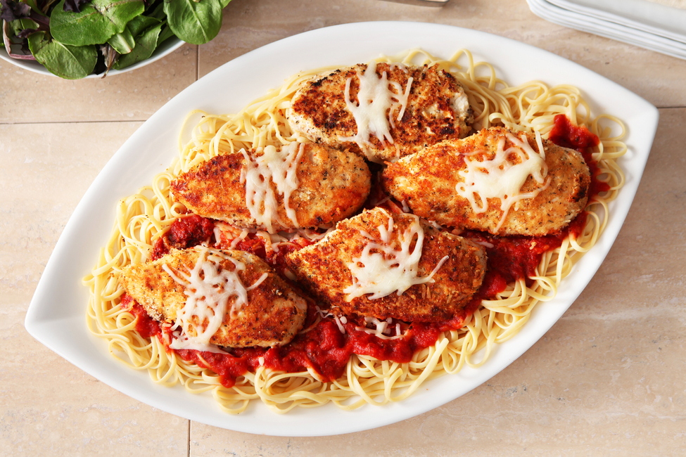 Chicken Breasts Parmesan - My Food and Family