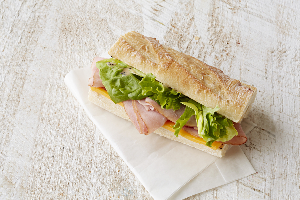 Ham and Cheddar Baguette Sandwich My Food and Family