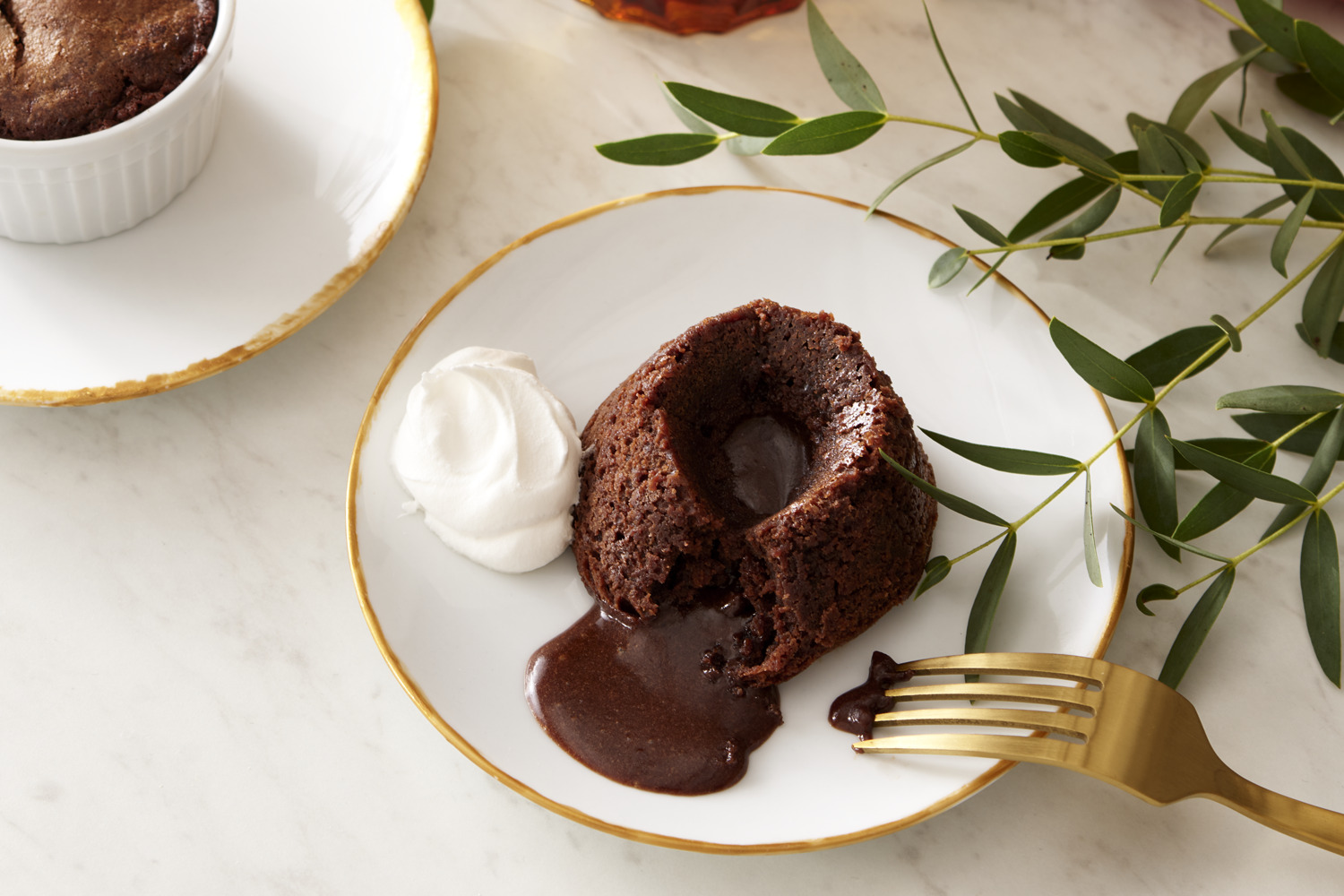 Air-Fryer Chocolate Lava Cakes