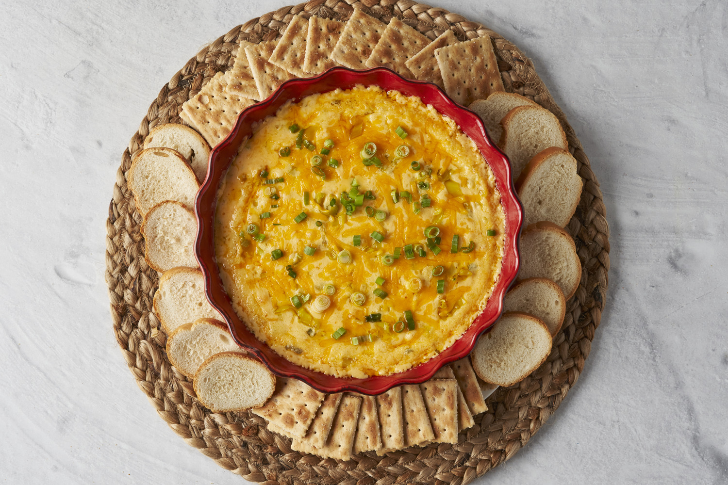 Baked Cheese and Pepperoncini Dip
