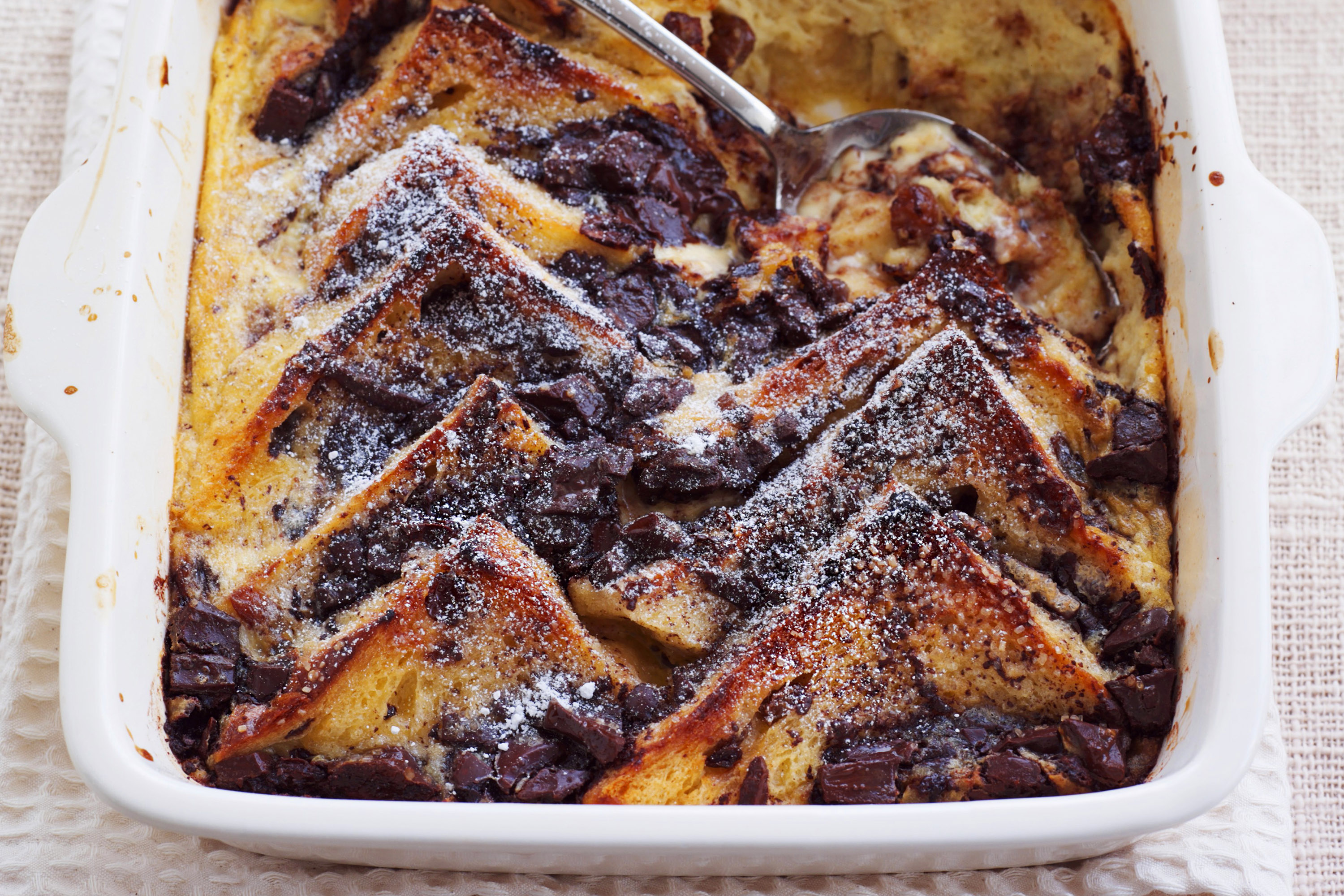 Chocolate-Cinnamon Bread Pudding - My Food And Family