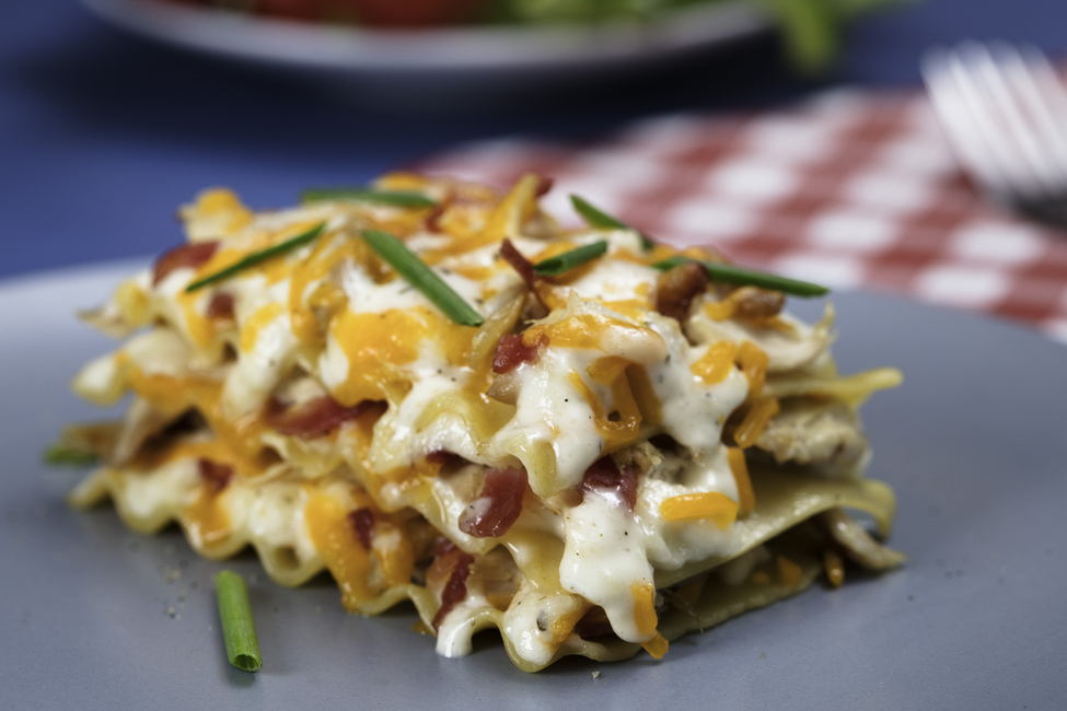 Chicken-Bacon Ranch Lasagna
