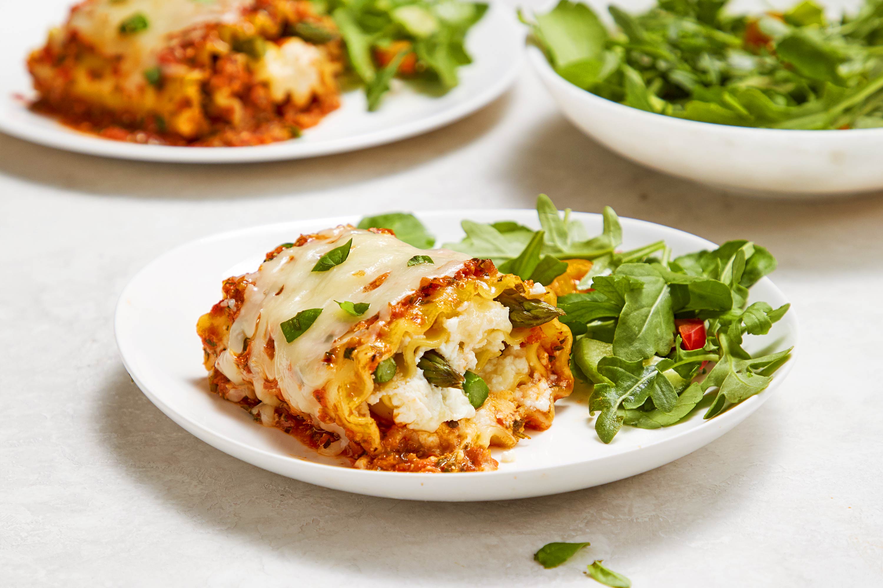 Asparagus Lasagna Roll-Ups - My Food and Family